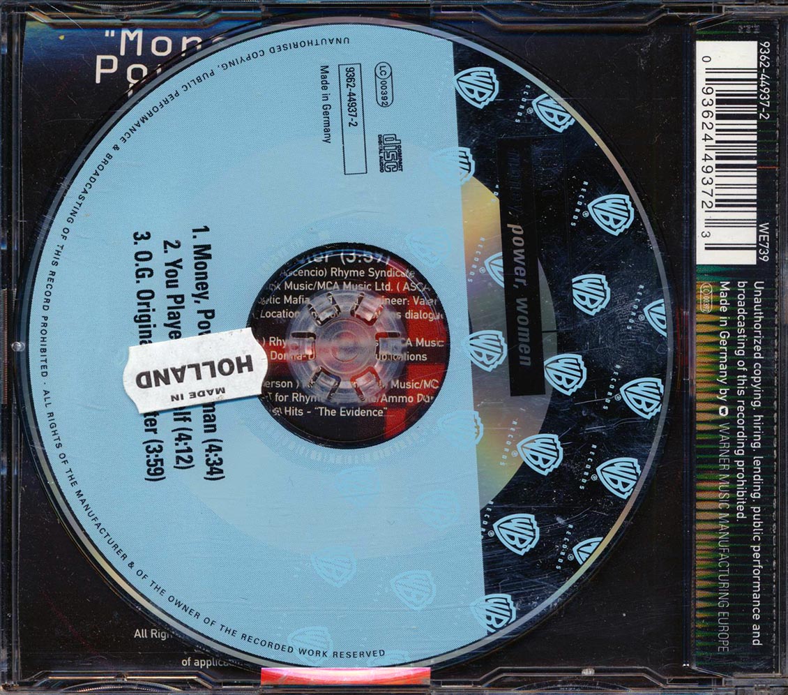 Ice-T - Money, Power, Women - CD, CD