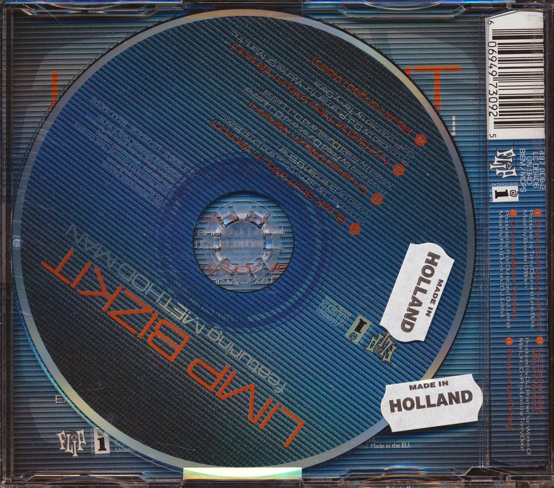 Limp Bizkit, Method Man - N 2 Gether Now/Break Stuff - CD, CD