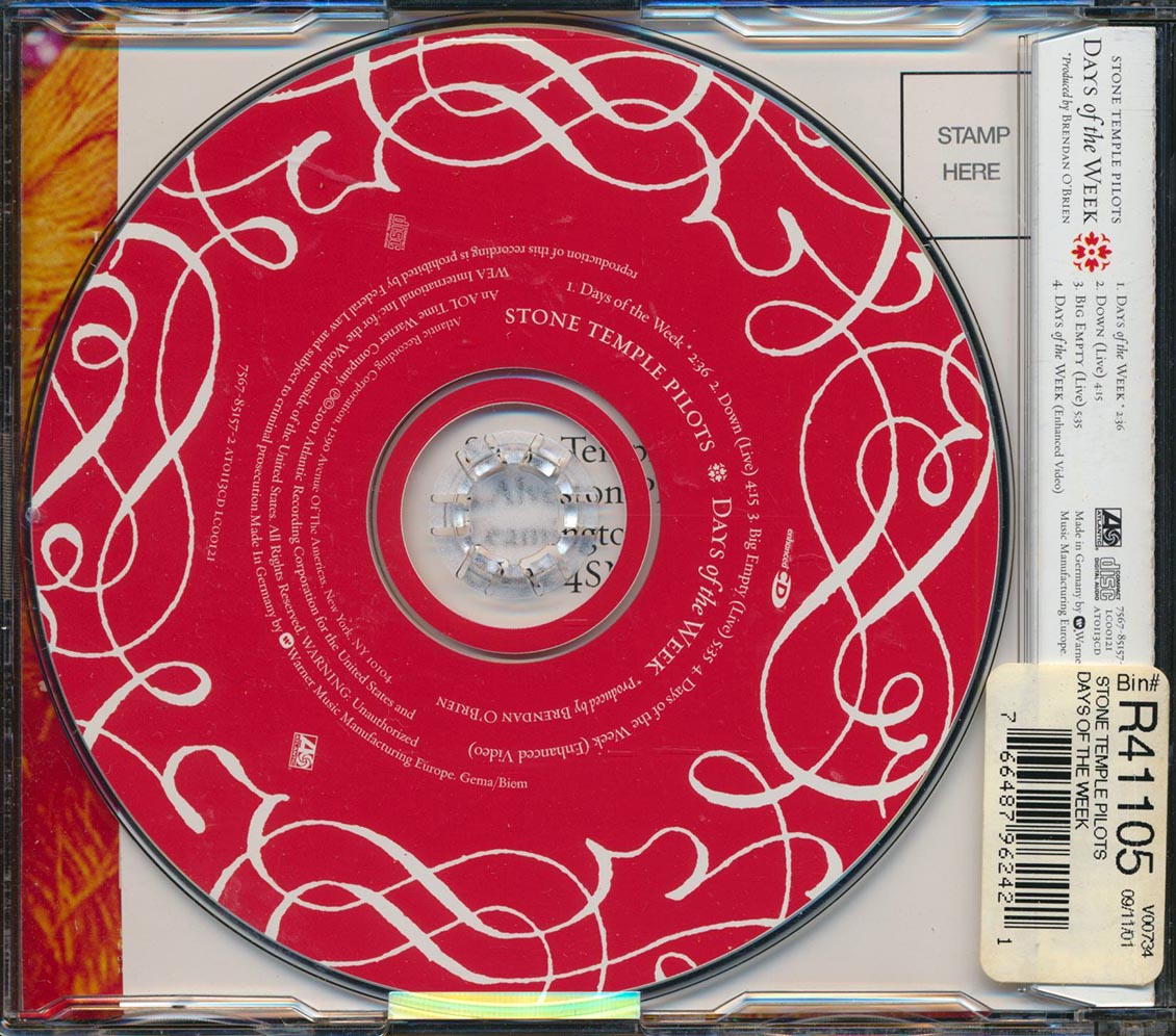 Stone Temple Pilots - Days Of The Week - CD, CD