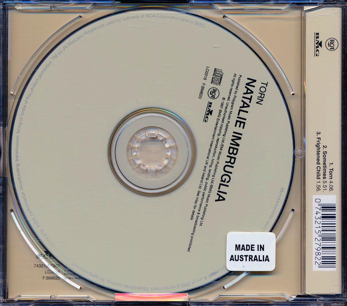 Natalie Imbruglia - Torn - CD, CD