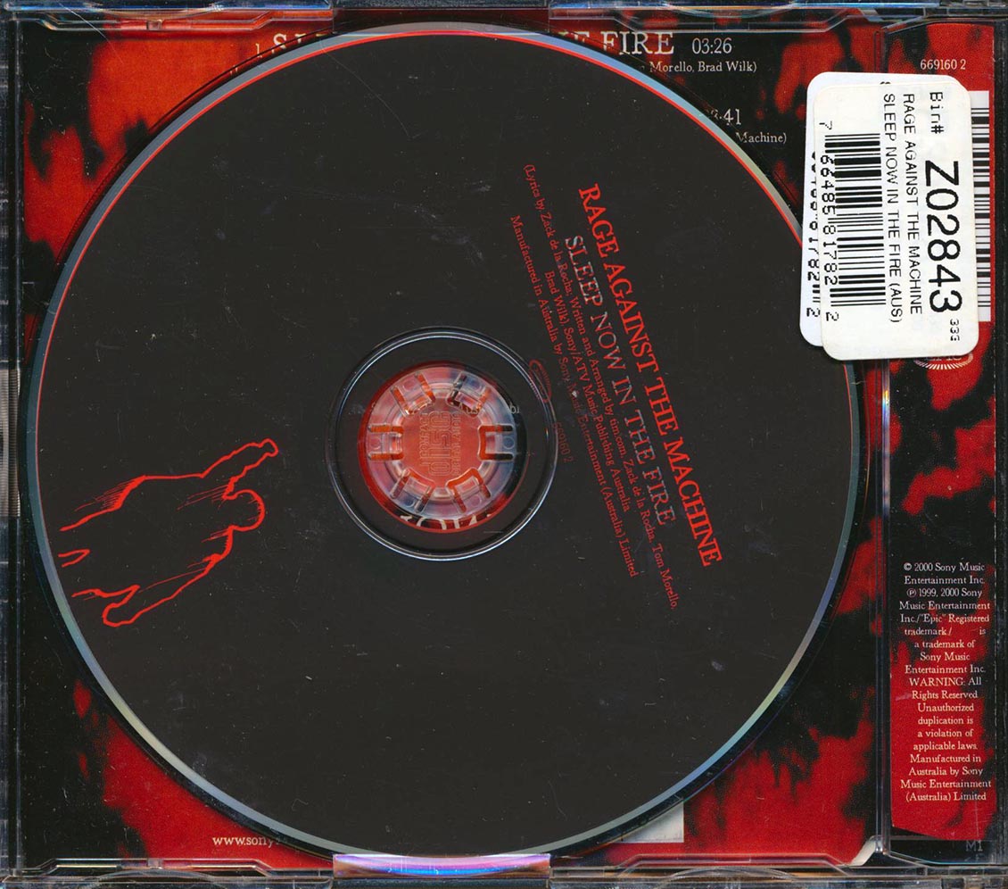 Rage Against The Machine - Sleep Now In The Fire - CD, CD