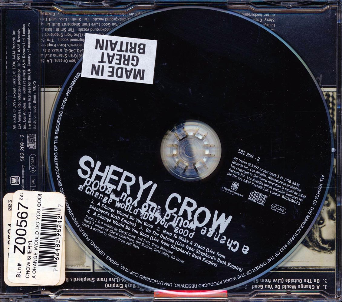Sheryl Crow - A Change Would Do You Good - CD, CD