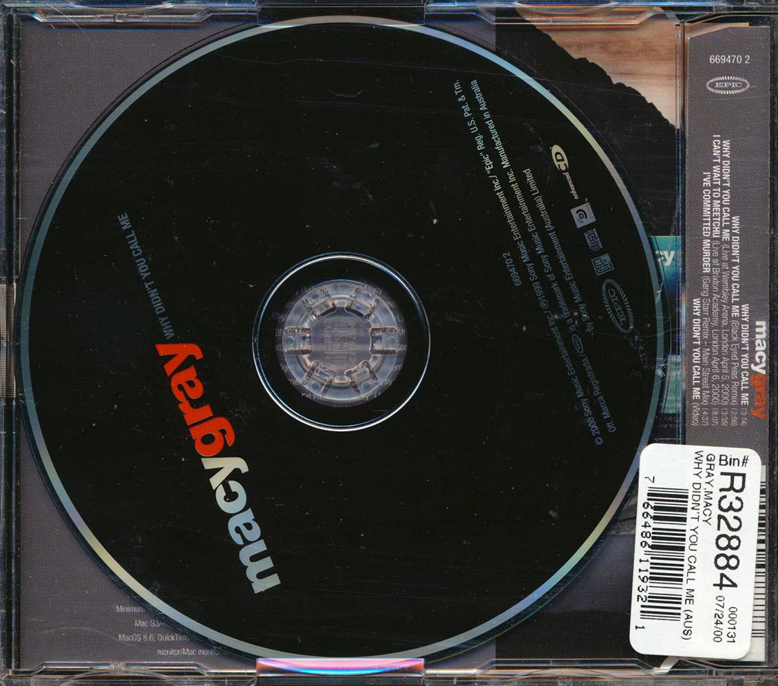 Macy Gray - Why Didn't You Call Me - CD, CD