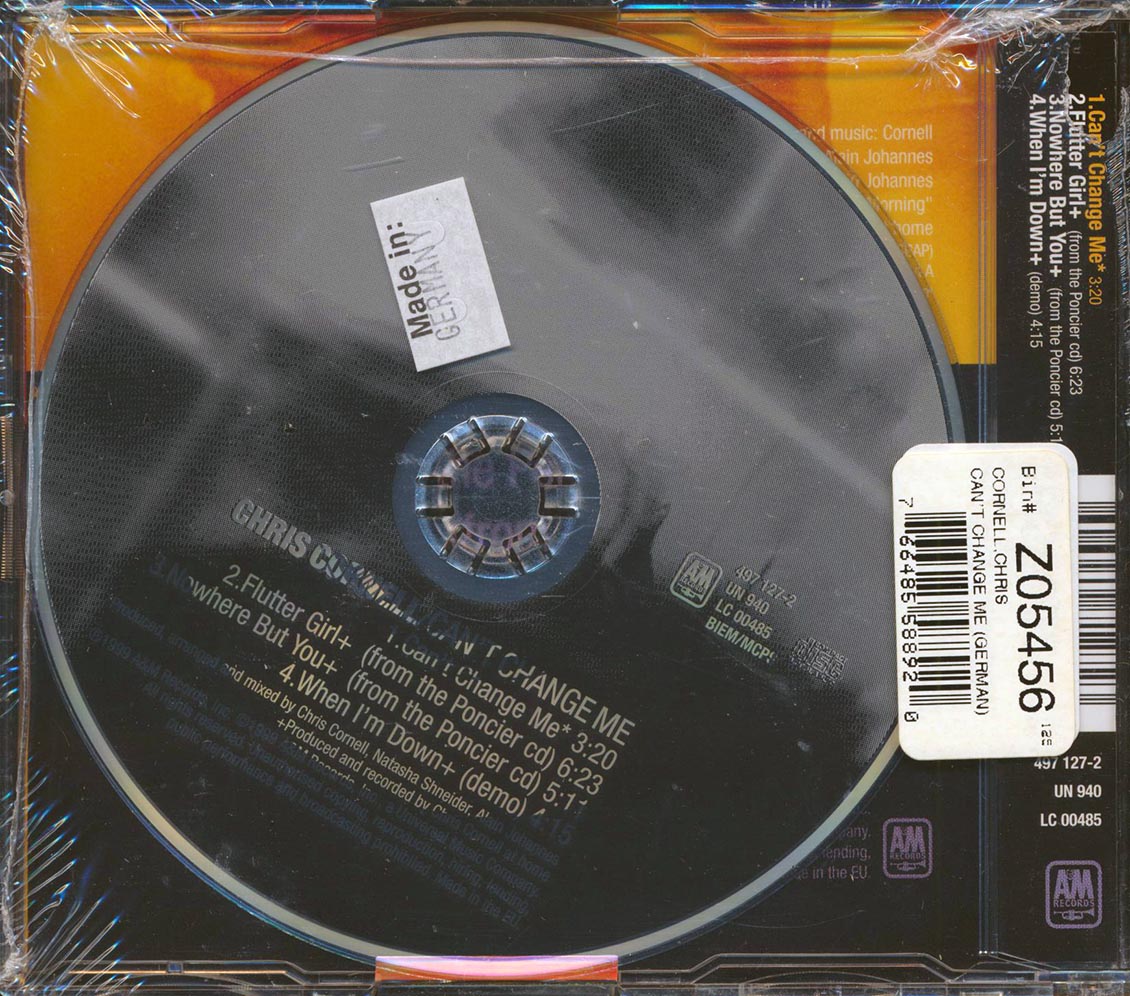 Chris Cornell - Can't Change Me - CD, CD