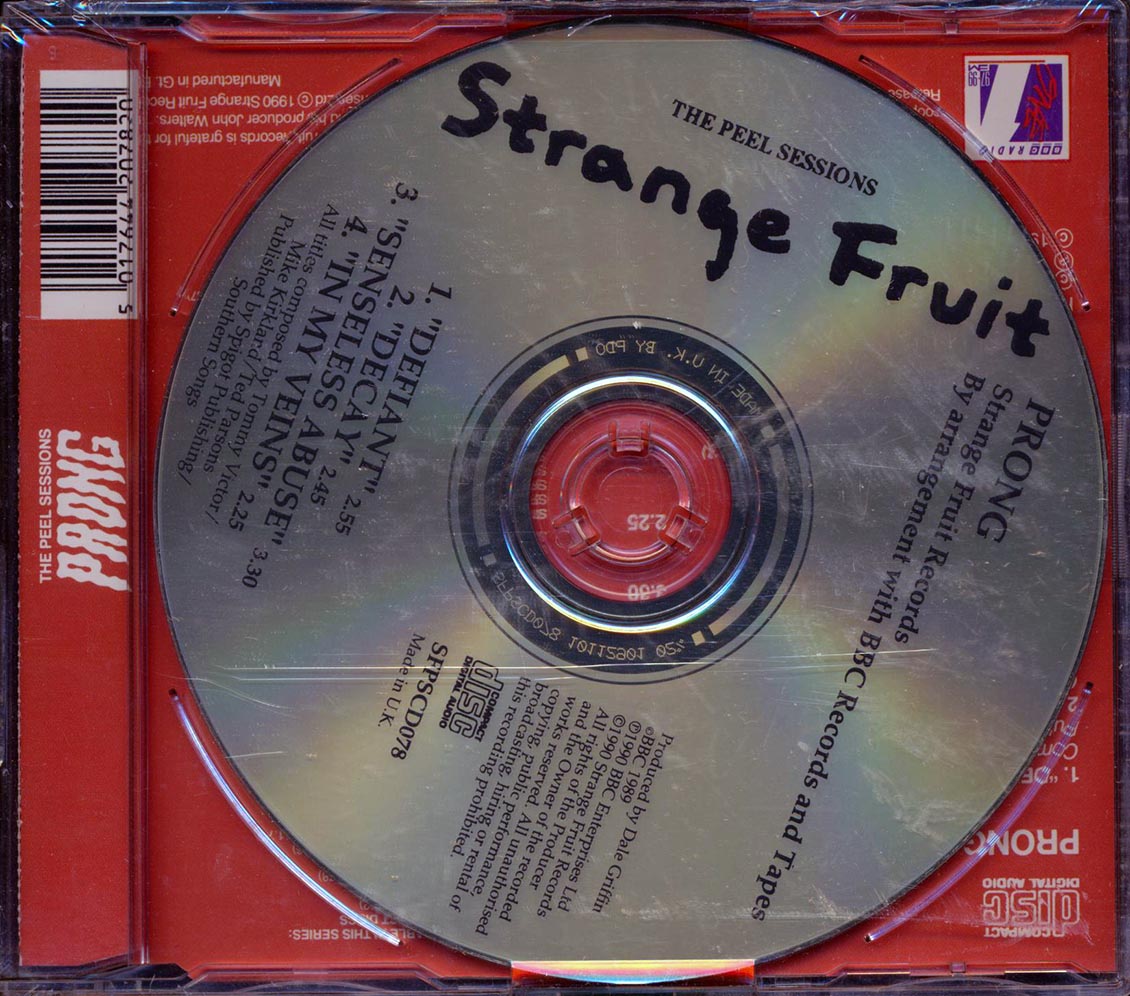 Prong - The Peel Sessions - CD, CD