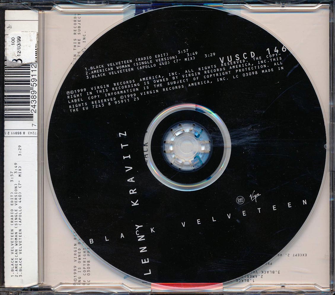Lenny Kravitz - Black Velveteen - CD, CD