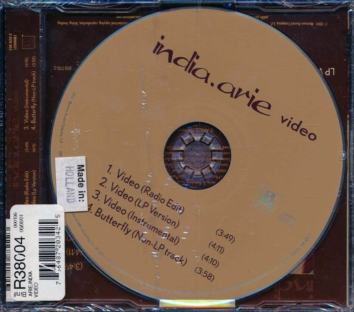 Inda.Arie - Video - CD, CD