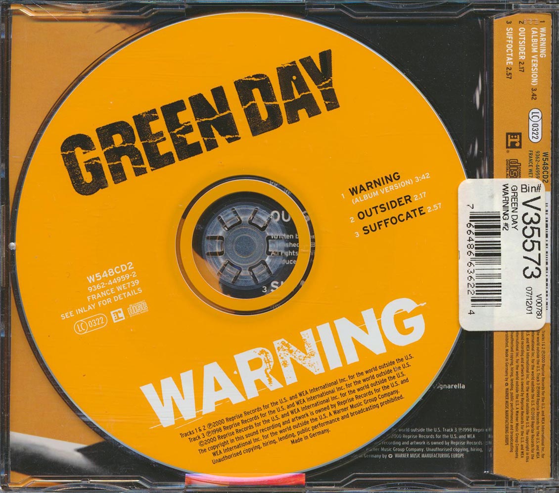 Green Day - Warning - CD, CD