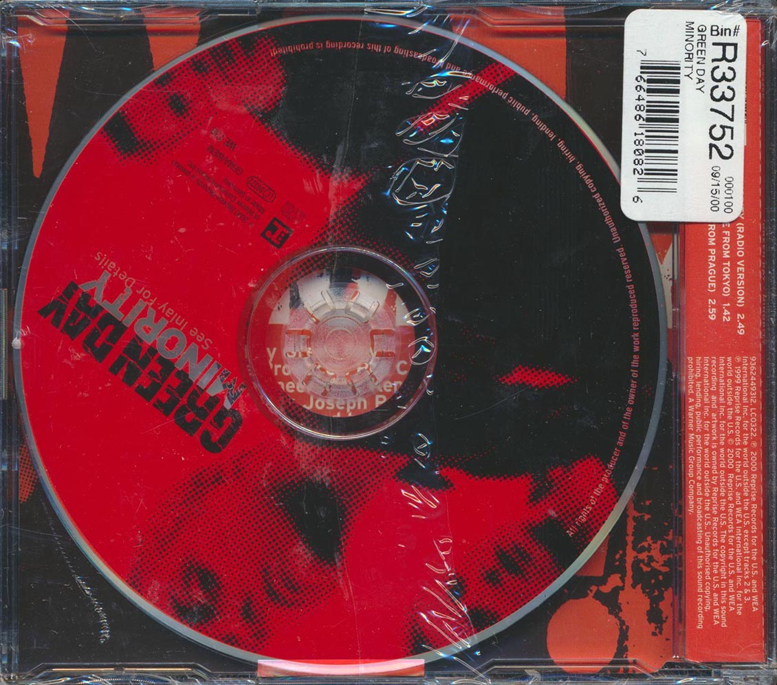 Green Day - Minority - CD, CD