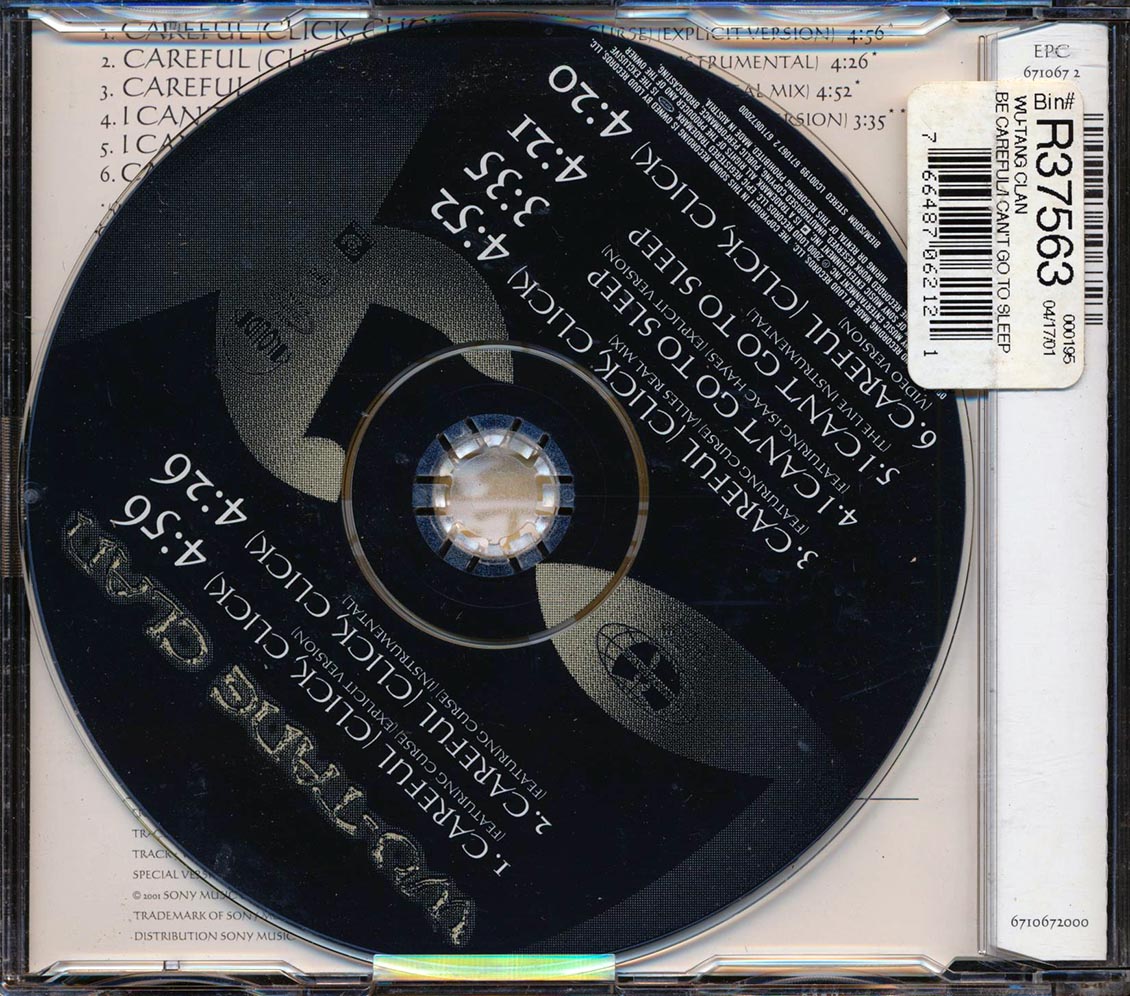 Wu-Tang Clan  - Careful (Click, Click) - CD, CD