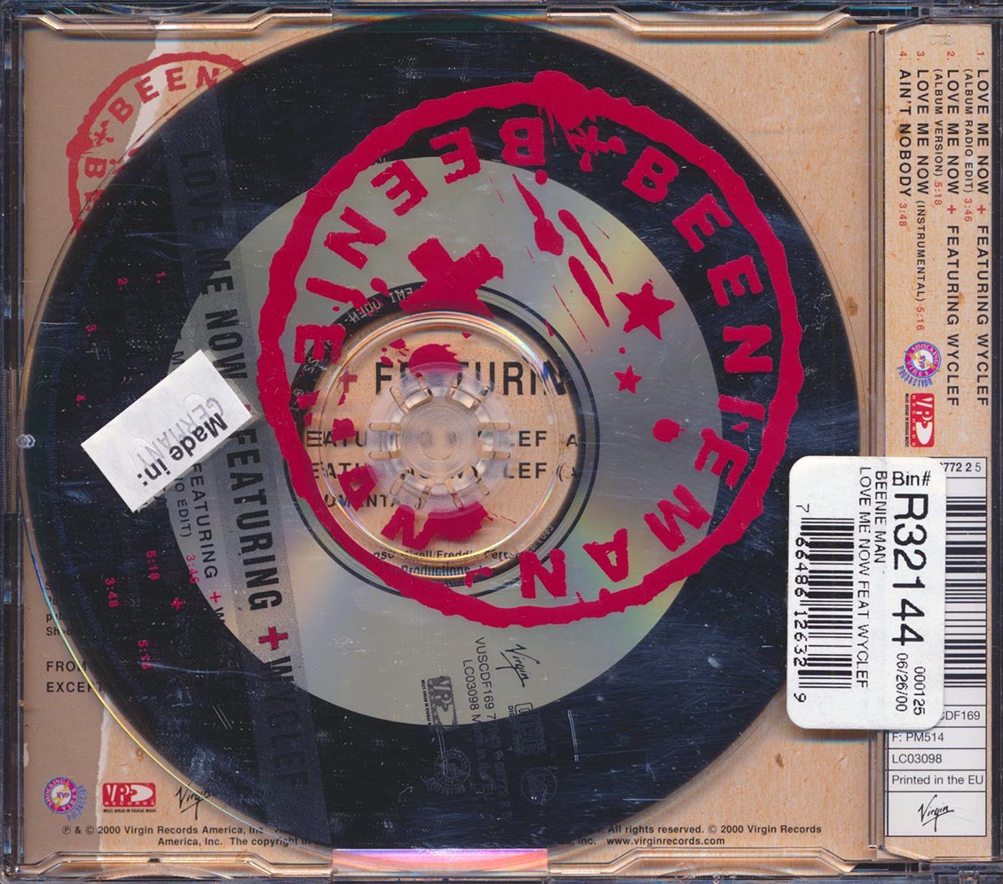 Beenie Man, Wyclef Jean - Love Me Now - CD, CD