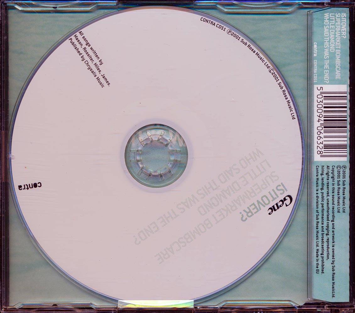Gene - Is It Over? - CD, CD