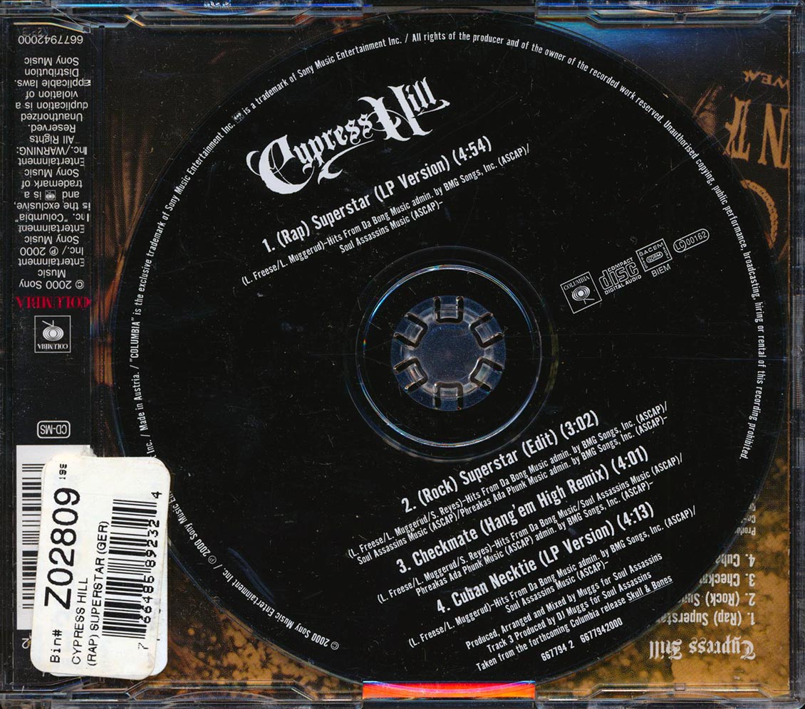 Cypress Hill - Rap Superstar - CD, CD