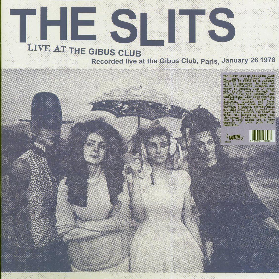 The Slits - Live At The Gibus Club, Paris, January 26, 1978 - Vinyl LP