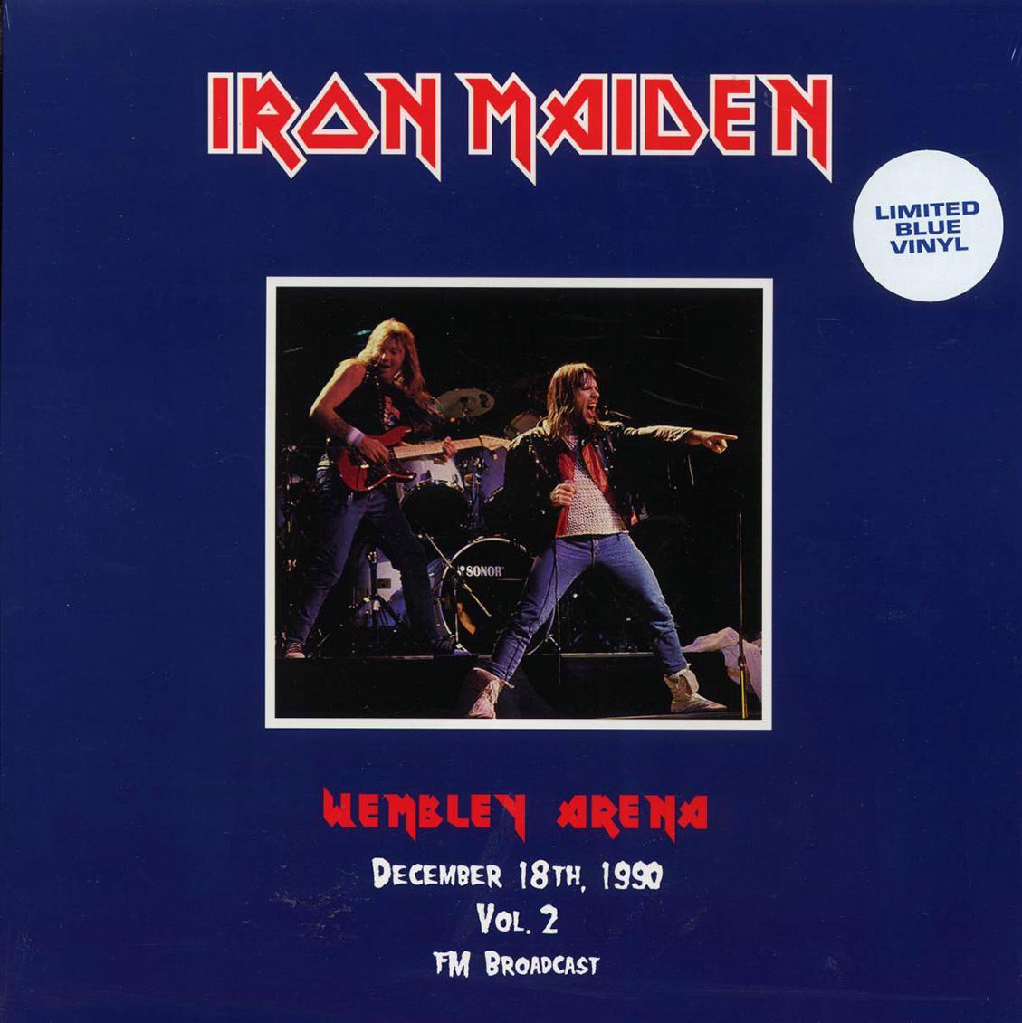 Iron Maiden - Wembley Arena 1990 Volume 2 (ltd. ed.) (blue vinyl) - Vinyl LP