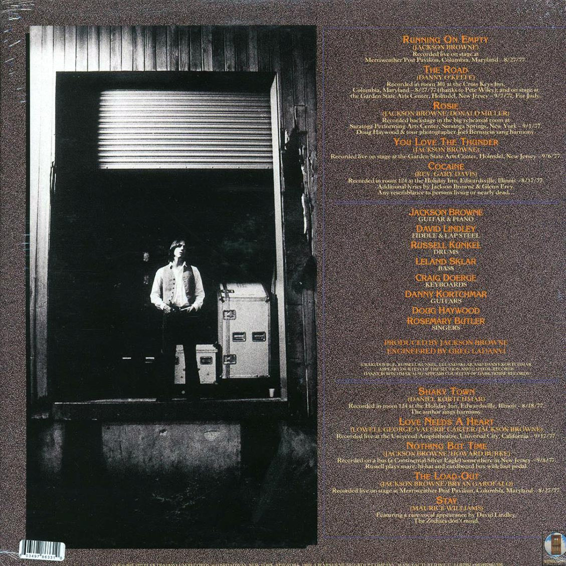 Jackson Browne - Running On Empty - Vinyl LP, LP