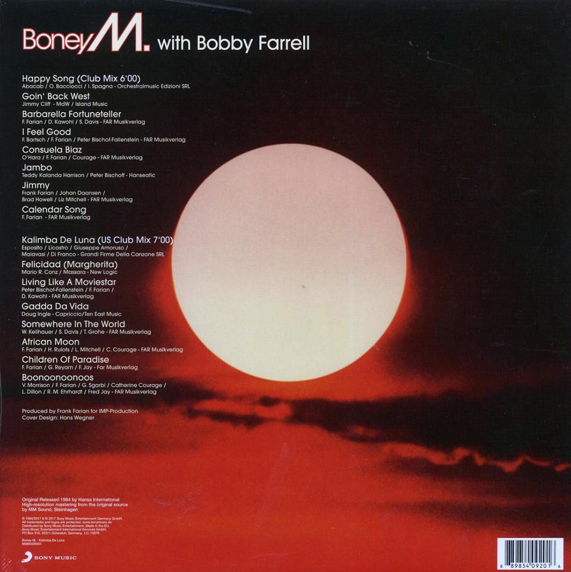 Boney M - Kalimba De Luna: 16 Happy Songs (remastered) - Vinyl LP, LP