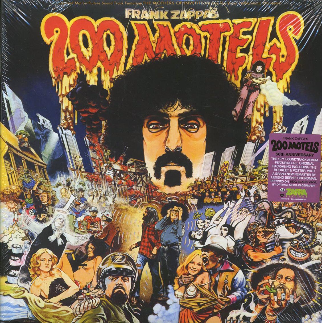 Frank Zappa - 200 Motels (50th Anniv. Ed.) (2xLP) (180g) (remastered) - Vinyl LP