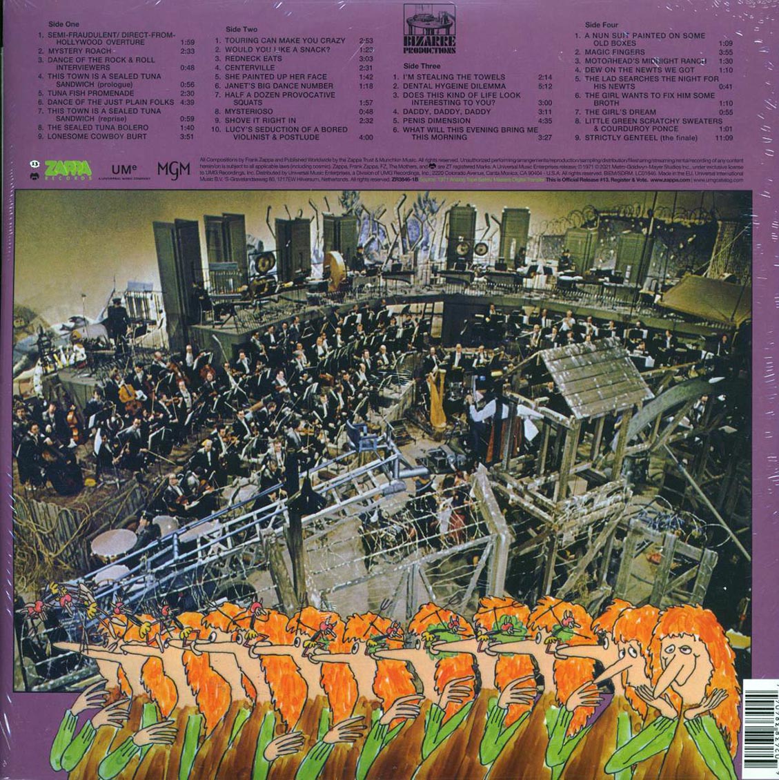 Frank Zappa - 200 Motels (50th Anniv. Ed.) (2xLP) (180g) (remastered) - Vinyl LP, LP