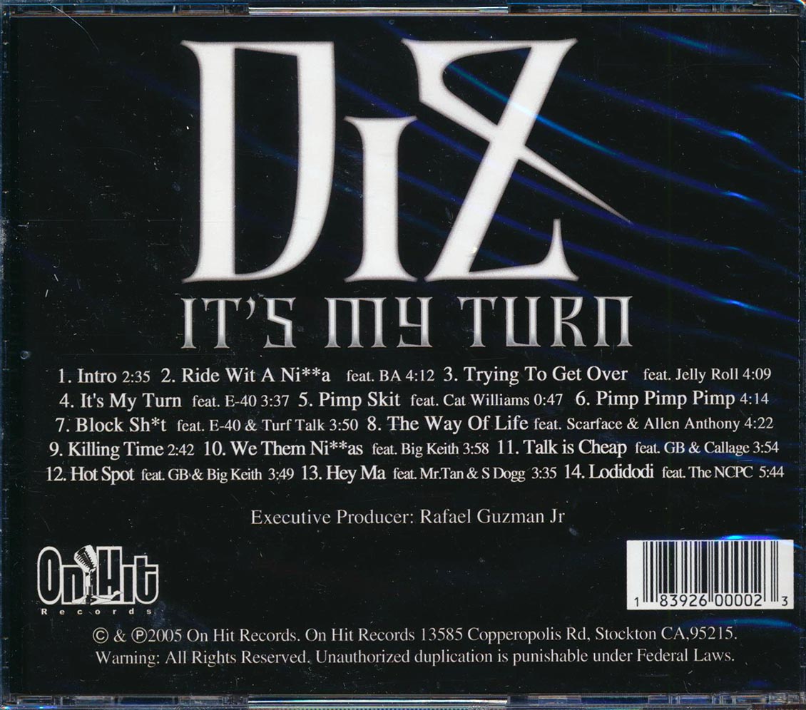 DiZ - It's My Turn - CD, CD