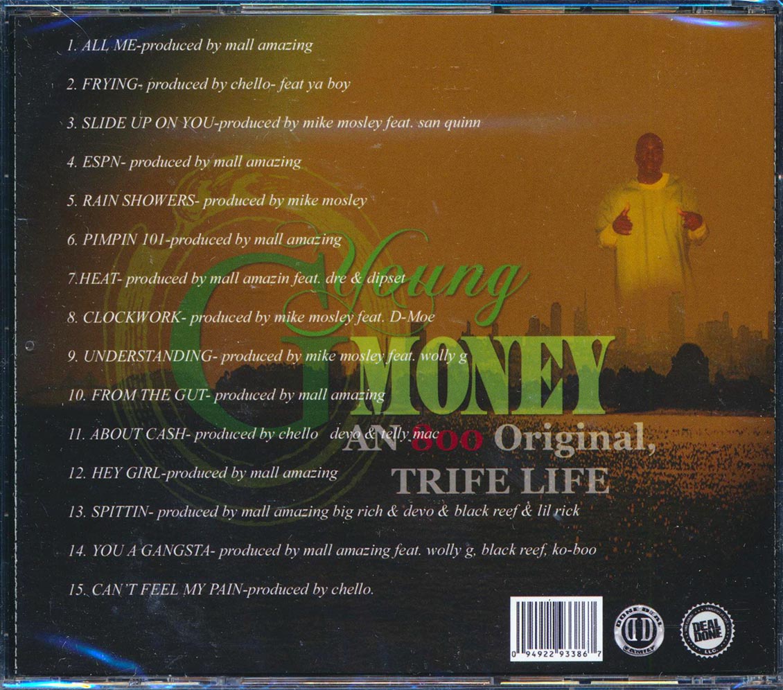 Young G Money - An 800 Original, Trife Life - CD, CD