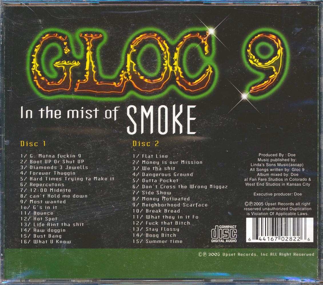 Gloc 9 - In The Mist Of Smoke (31 tracks) (2xCD) - CD, CD
