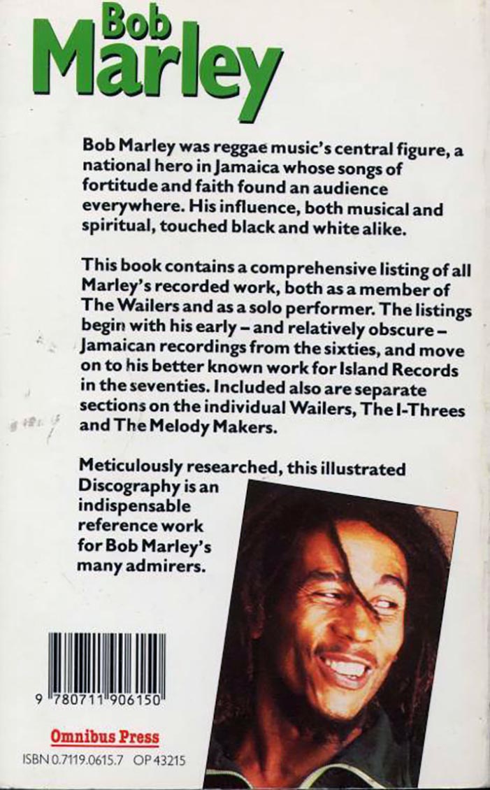 Book - Observer Station - Bob Marley: The Illustrated Disco/Biography - BK, BK