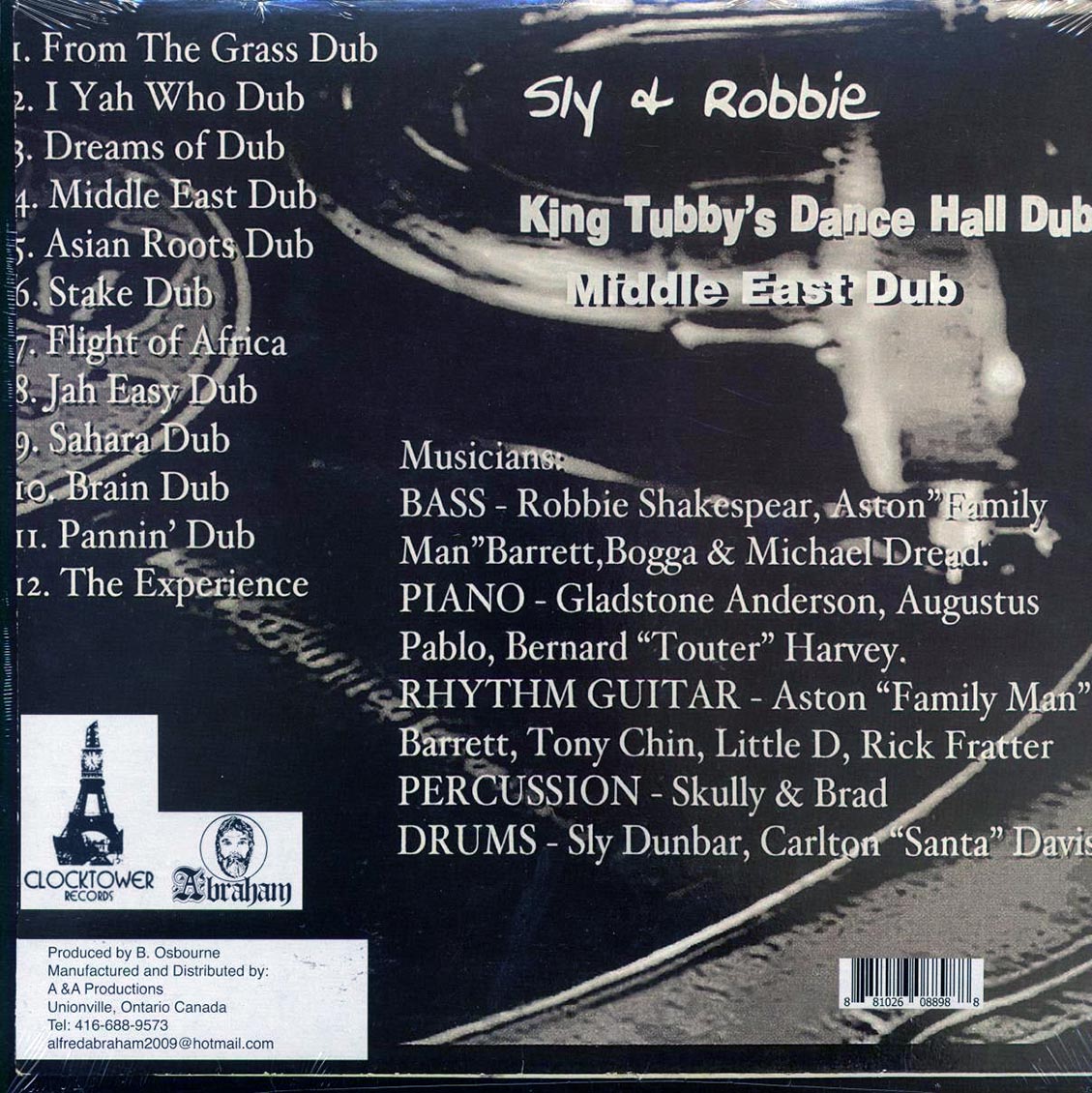 Sly & Robbie, King Tubby - King Tubby's Dance Hall Dub: Middle East Dub - Vinyl LP, LP