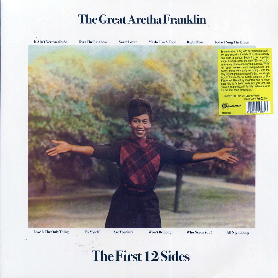 Aretha Franklin - The Great Aretha Franklin (ltd. 500 copies made) (clear vinyl) - Vinyl LP