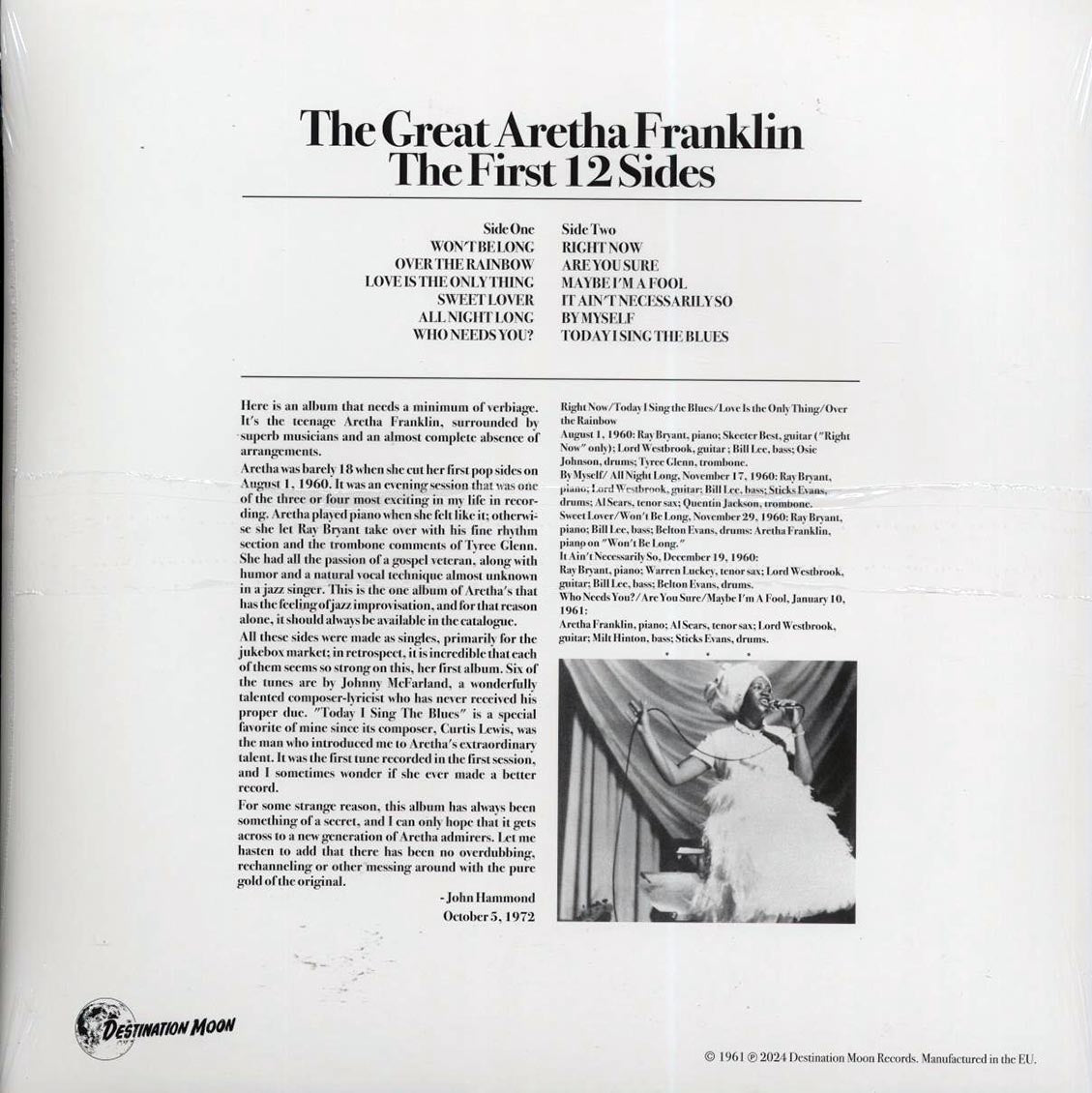 Aretha Franklin - The Great Aretha Franklin (ltd. 500 copies made) (clear vinyl) - Vinyl LP, LP