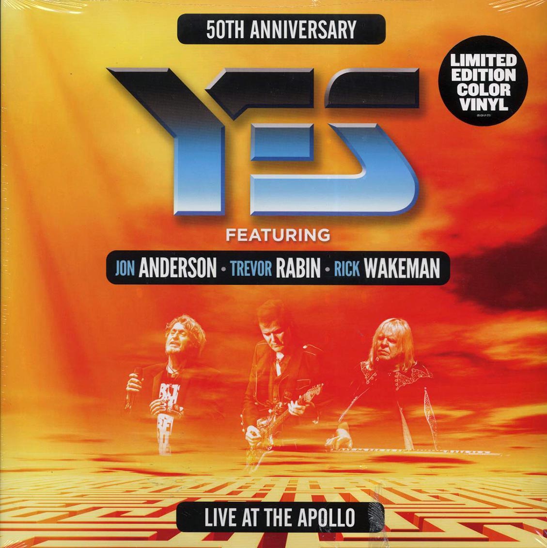 Yes - Live At The Apollo: 50th Anniversary (ltd. ed.) (3xLP) (180g) (orange vinyl) - Vinyl LP