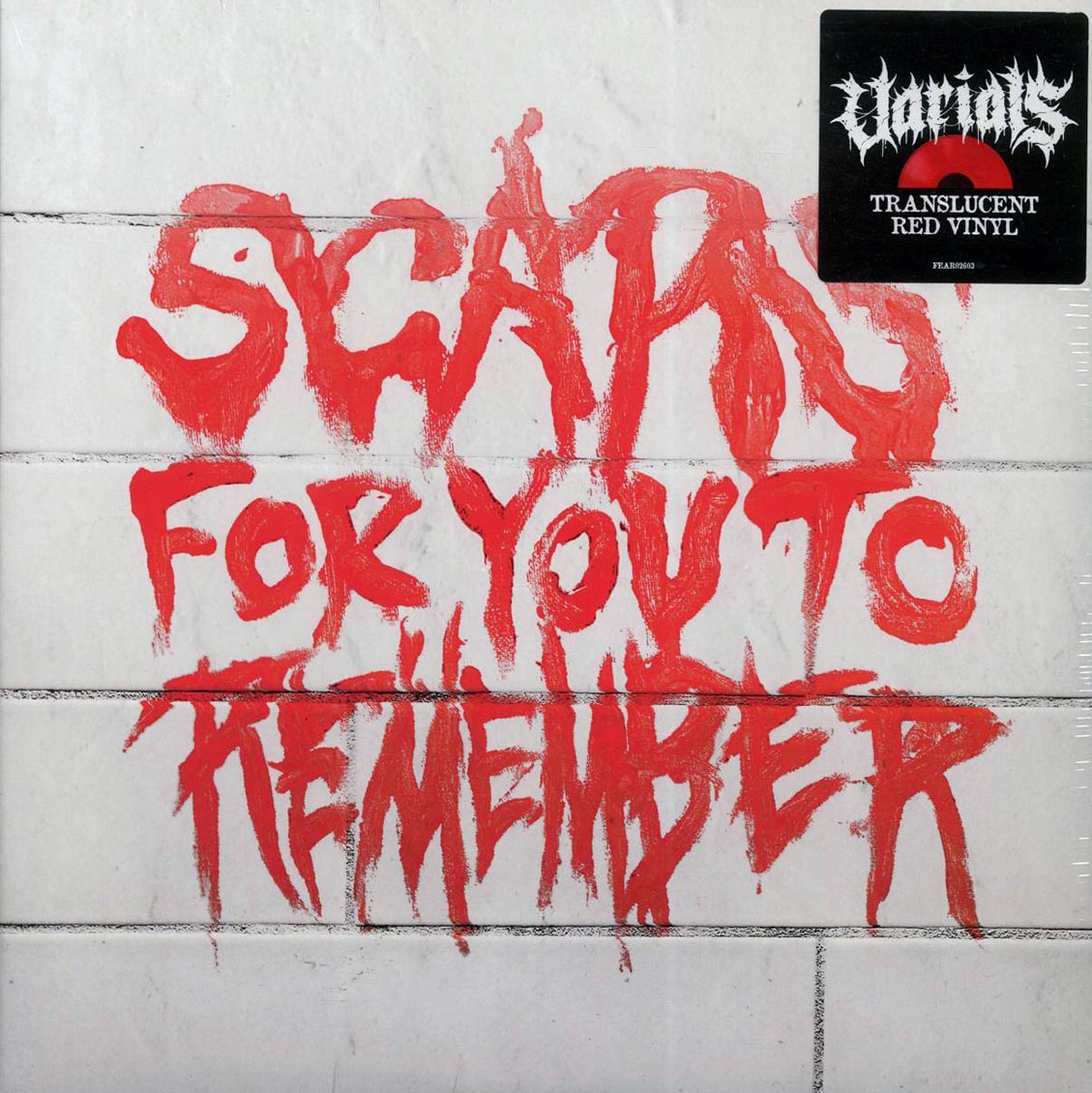 Varials - Scars For You To Remember (red vinyl) - Vinyl LP