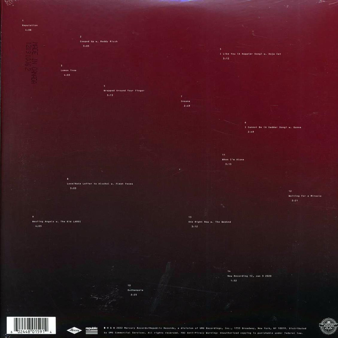 Post Malone - Twelve Carat Toothache (ltd. ed.) (2xLP) (yellow vinyl) - Vinyl LP, LP