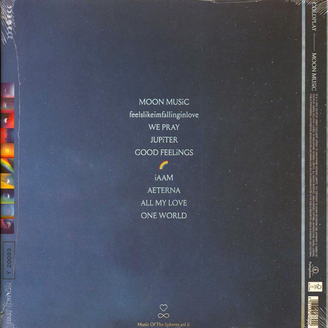 Coldplay - Moon Music (ltd. ed.) (yellow vinyl) - Vinyl LP, LP