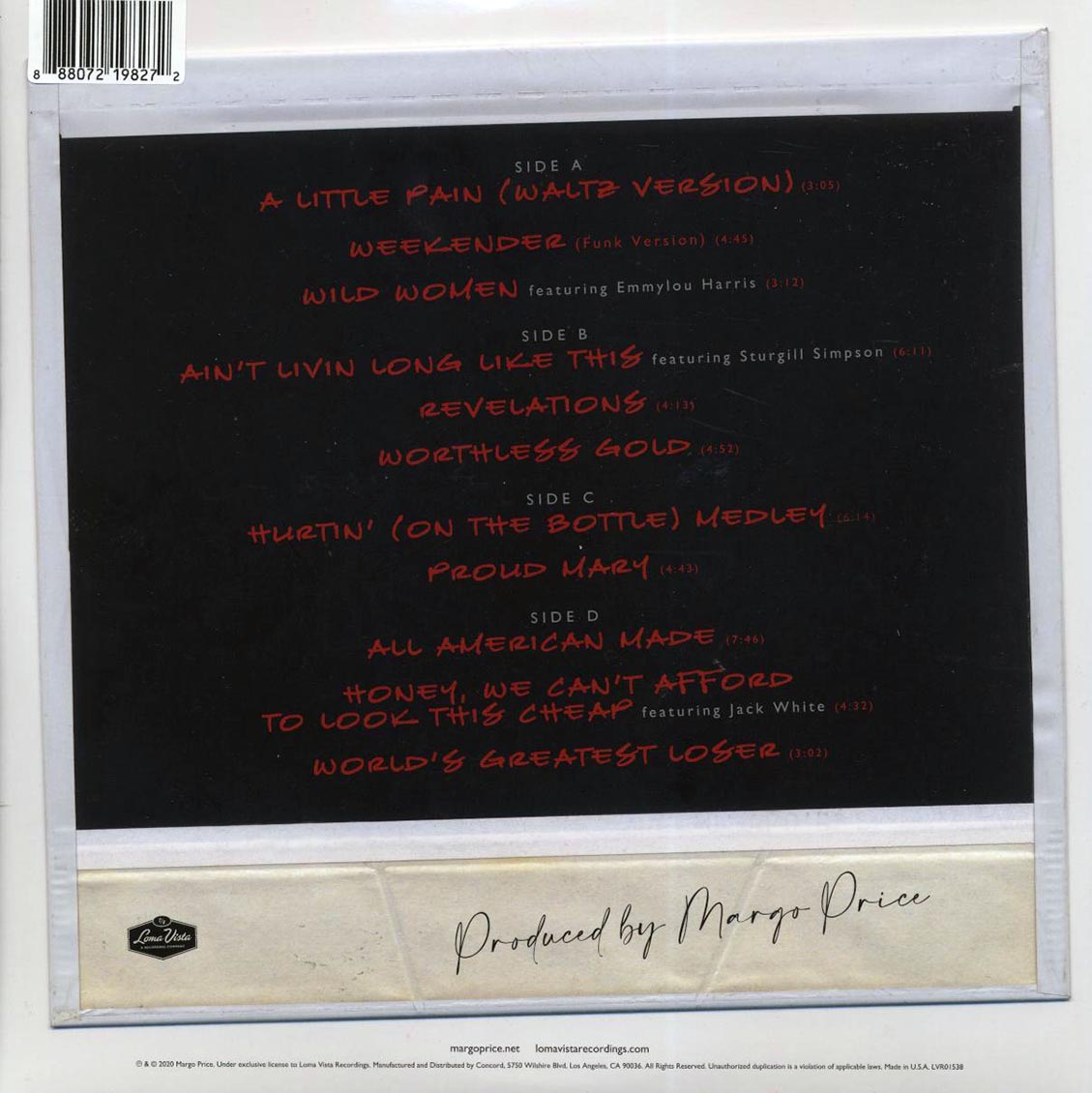 Margo Price - Perfectly Imperfect At The Ryman (ltd. ed.) (2xLP) (red/clear vinyl) - Vinyl LP, LP