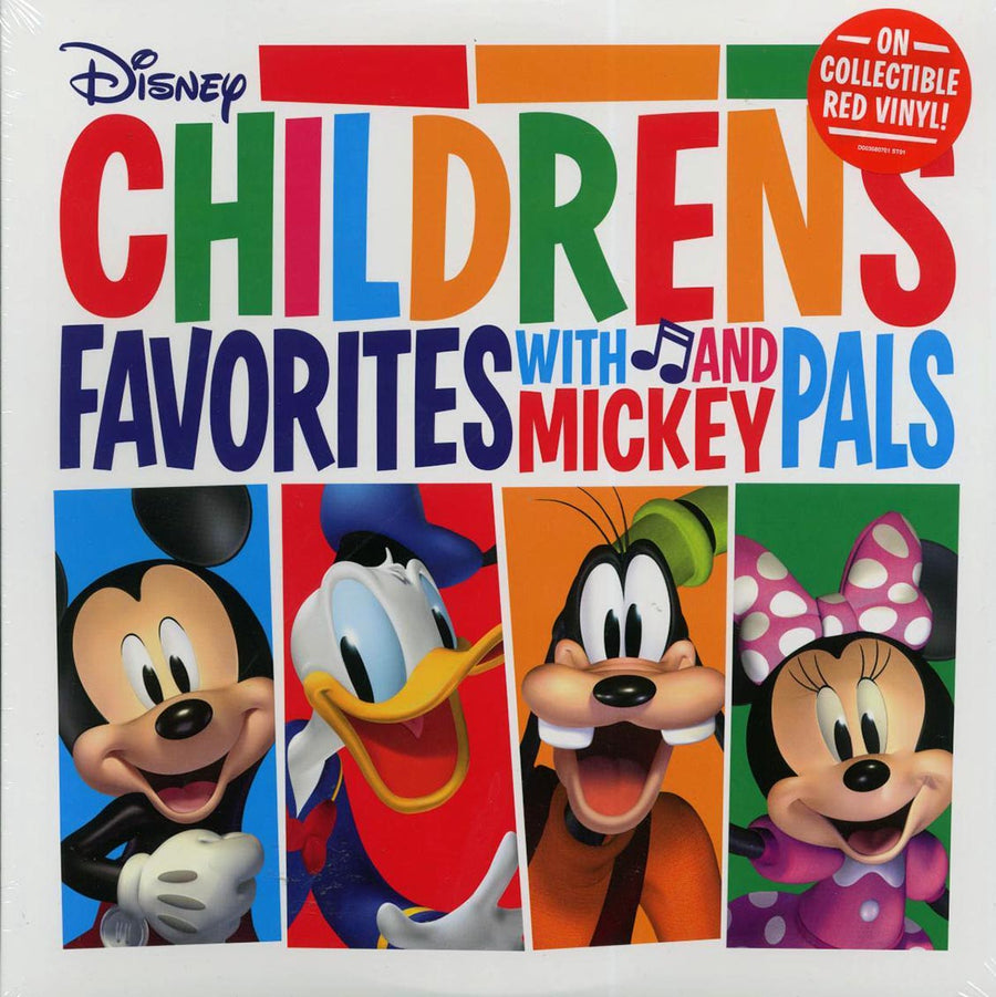 Mickey Mouse, Goofy, Donald Duck, Etc. - Disney Childrens Favorites With Mickey And Pals (red vinyl) - Vinyl LP, LP