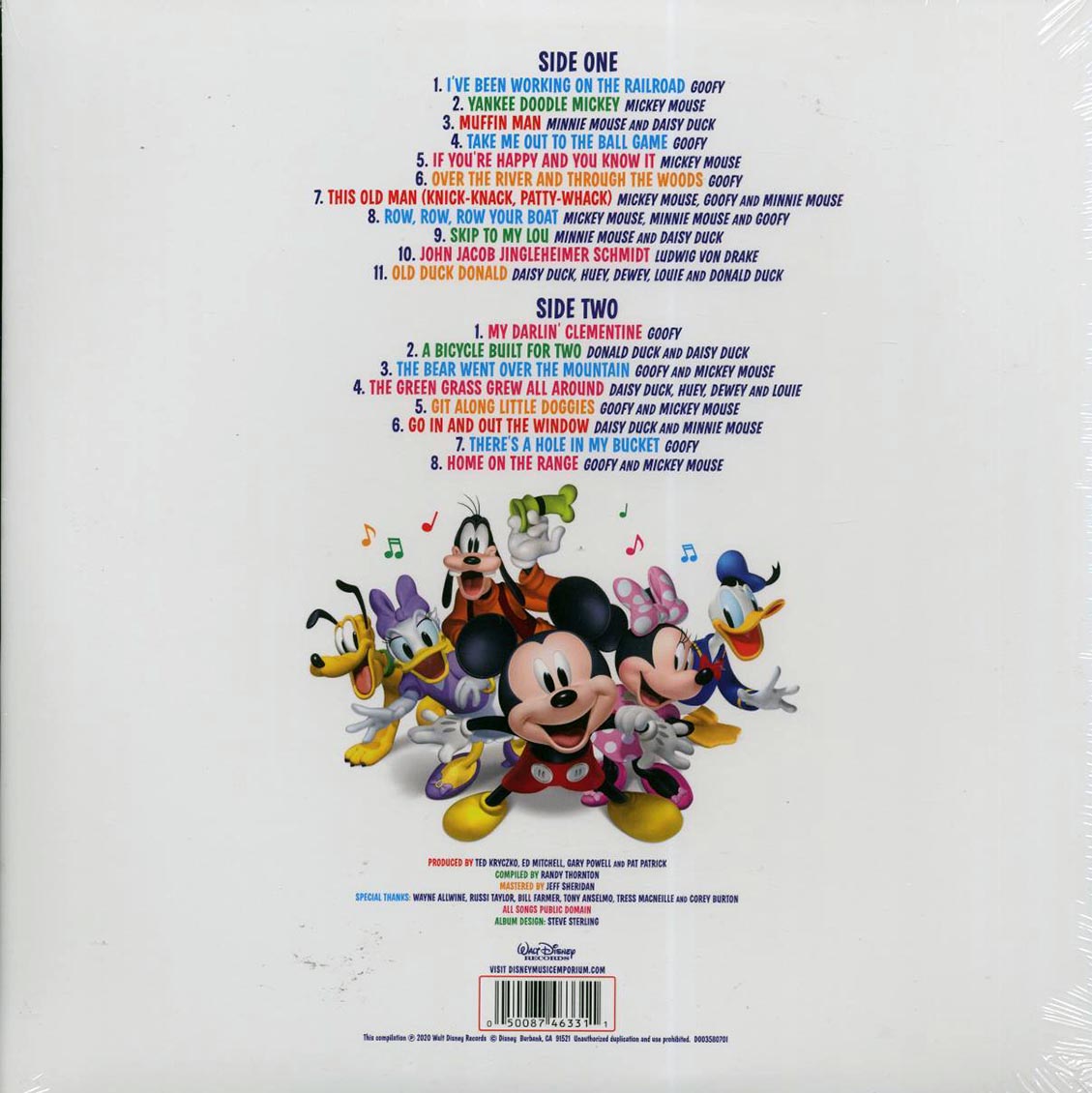 Mickey Mouse, Goofy, Donald Duck, Etc. - Disney Childrens Favorites With Mickey And Pals (red vinyl) - Vinyl LP, LP
