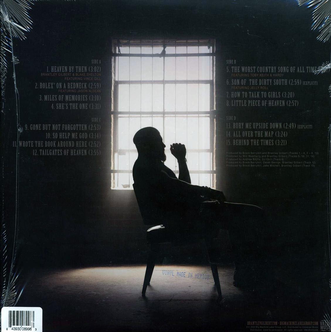 Brantley Gilbert - So Help Me God (2xLP) (clear vinyl) (deluxe edition) - Vinyl LP, LP
