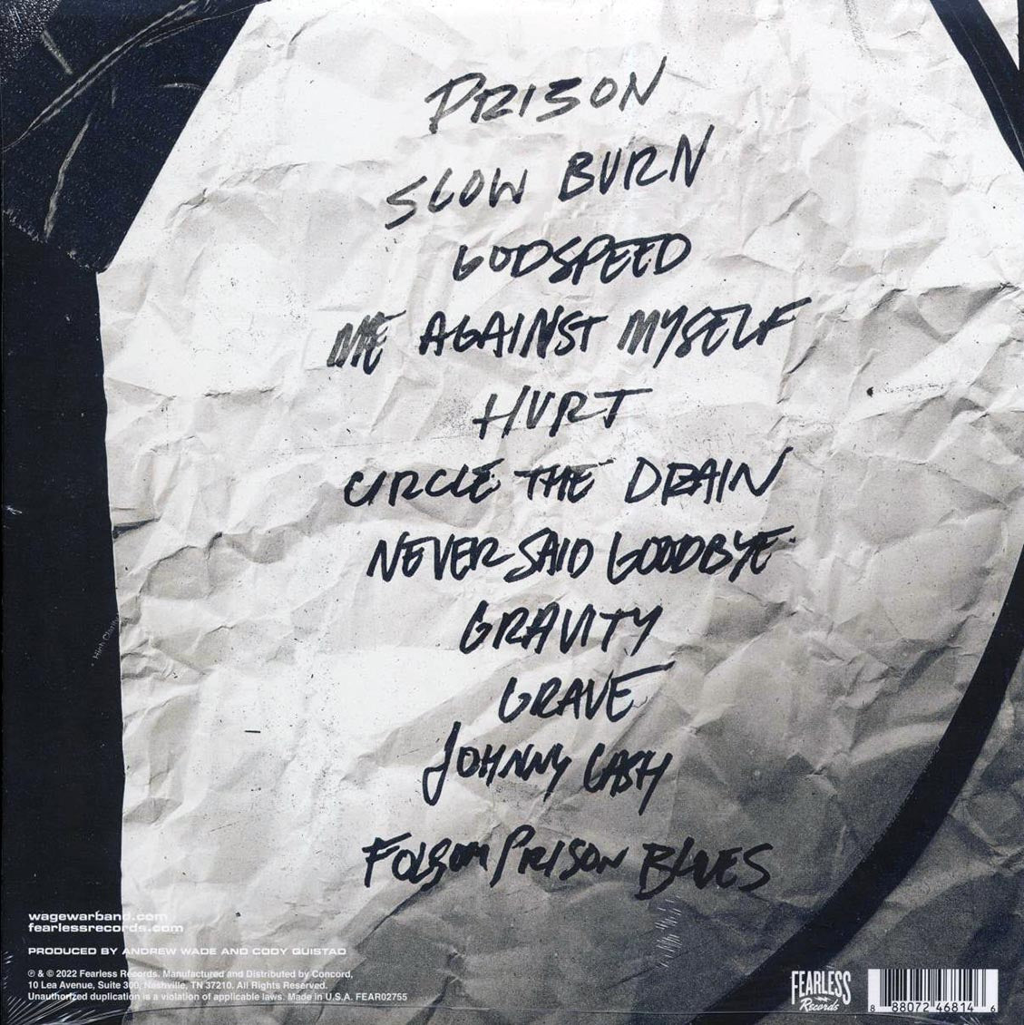 Wage War - The Stripped Sessions - Vinyl LP, LP