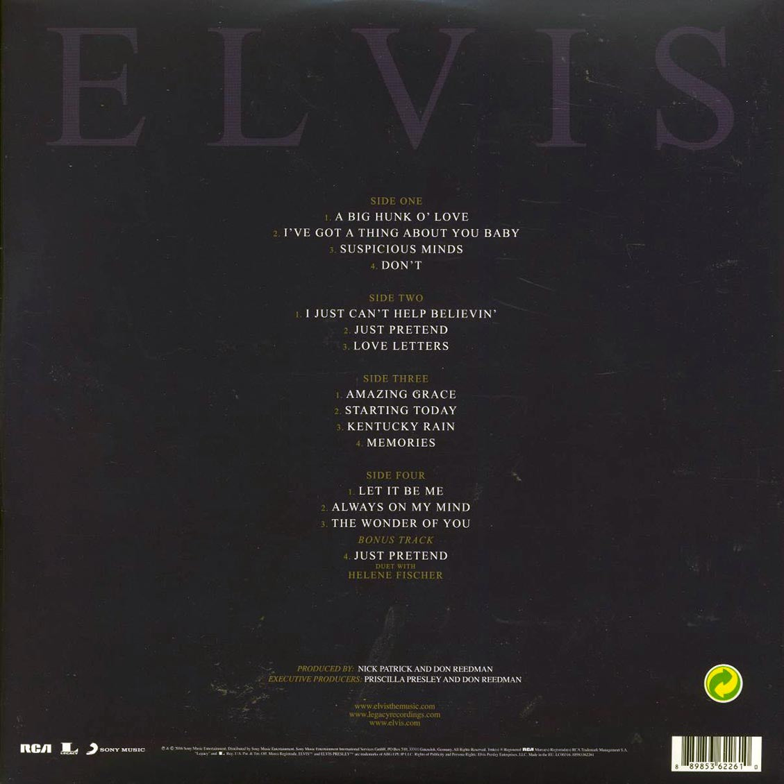 Elvis Presley, The Royal Philharmonic Orchestra - The Wonder Of You (2xLP) (180g) (audiophile) - Vinyl LP, LP