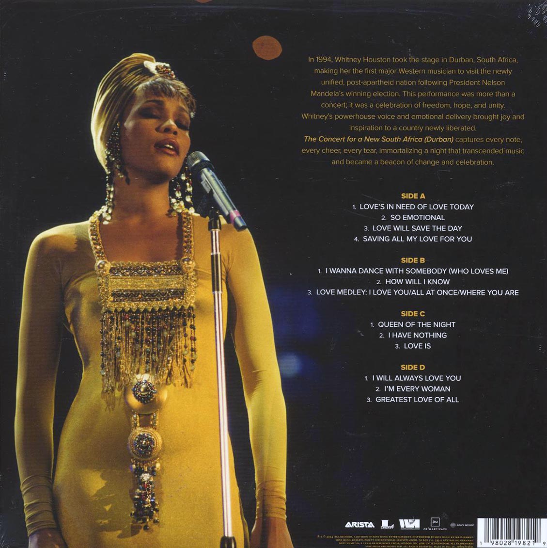 Whitney Houston - The Concert For A New South Africa (Durban) (2xLP) - Vinyl LP, LP