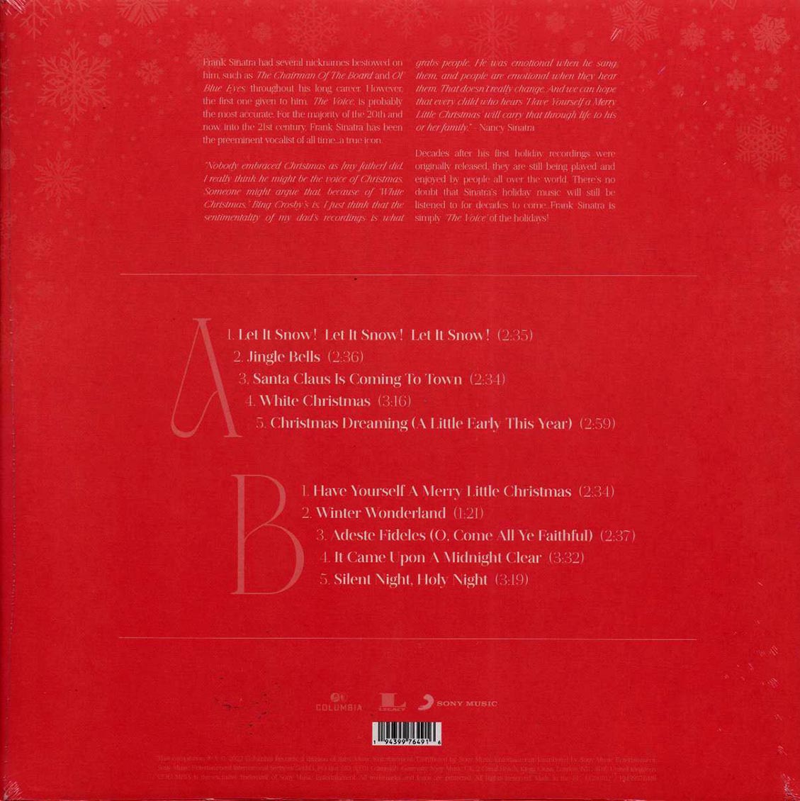 Frank Sinatra - Christmas With Frank Sinatra - Vinyl LP, LP