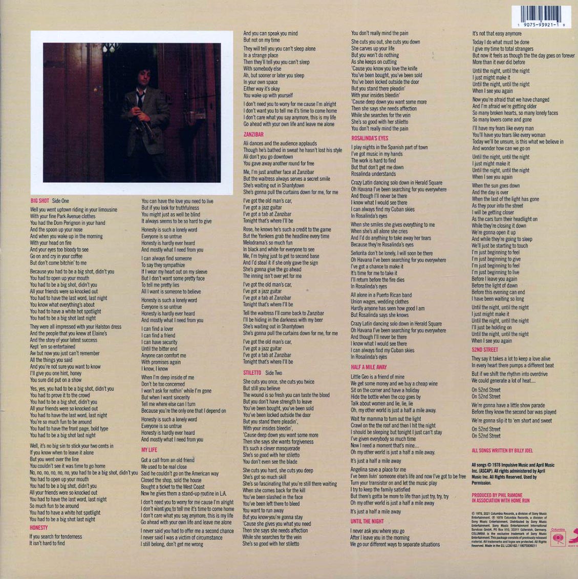 Billy Joel - 52nd Street - Vinyl LP, LP