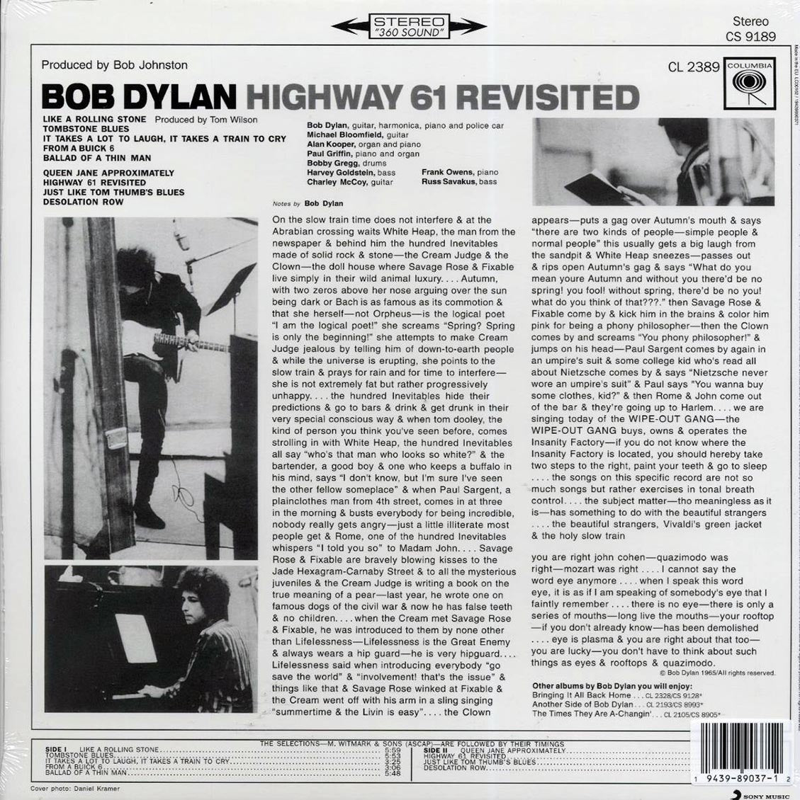 Bob Dylan - Highway 61 Revisited (stereo) - Vinyl LP, LP