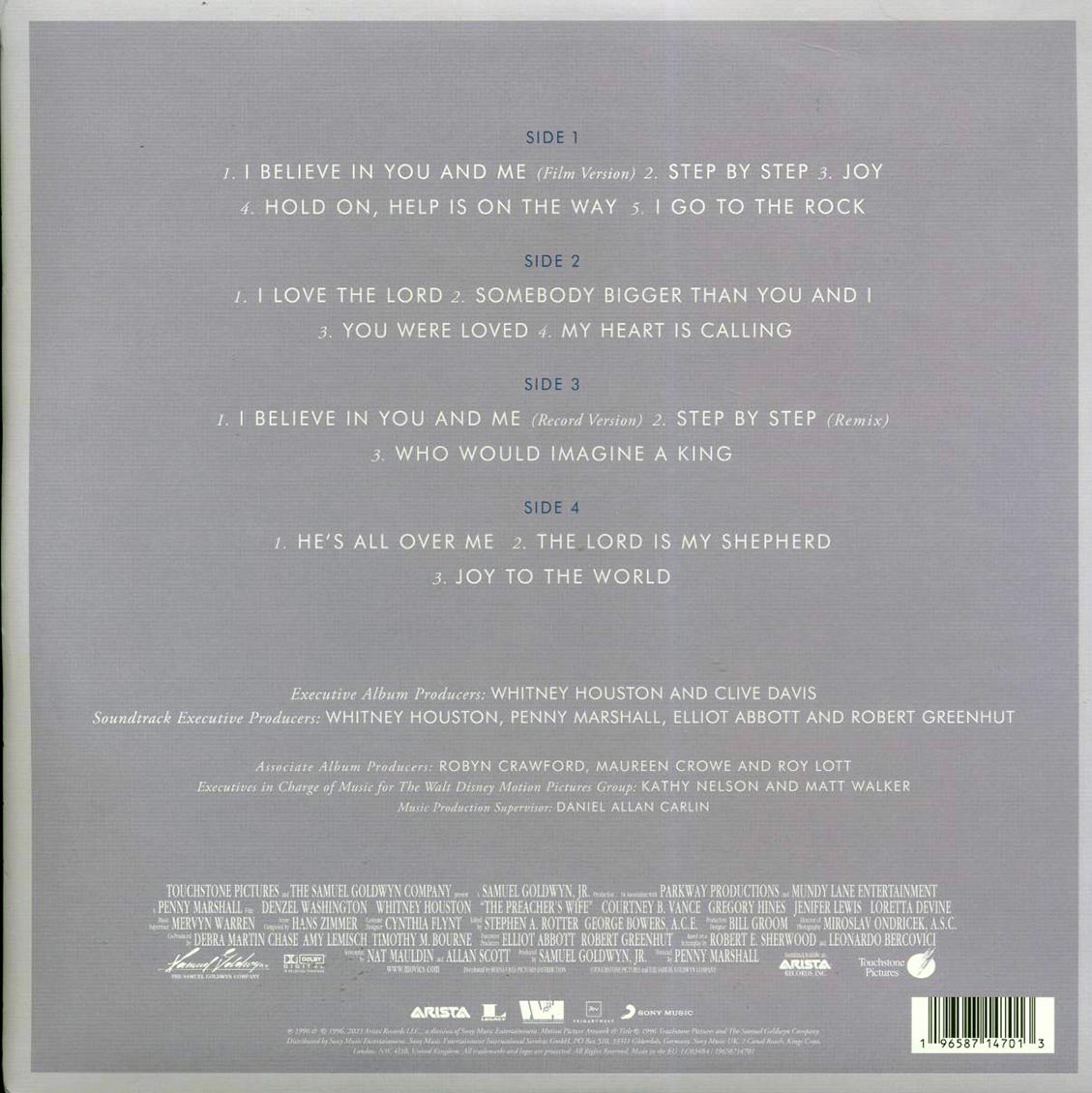 Whitney Houston - The Preacher's Wife (ltd. ed.) (2xLP) (yellow vinyl) - Vinyl LP, LP