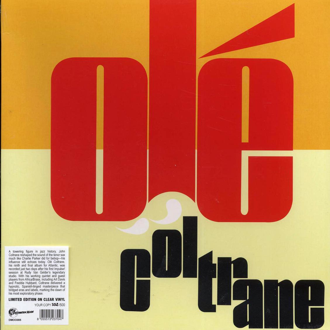 John Coltrane - Ole (ltd. 500 copies made) (clear vinyl) - Vinyl LP