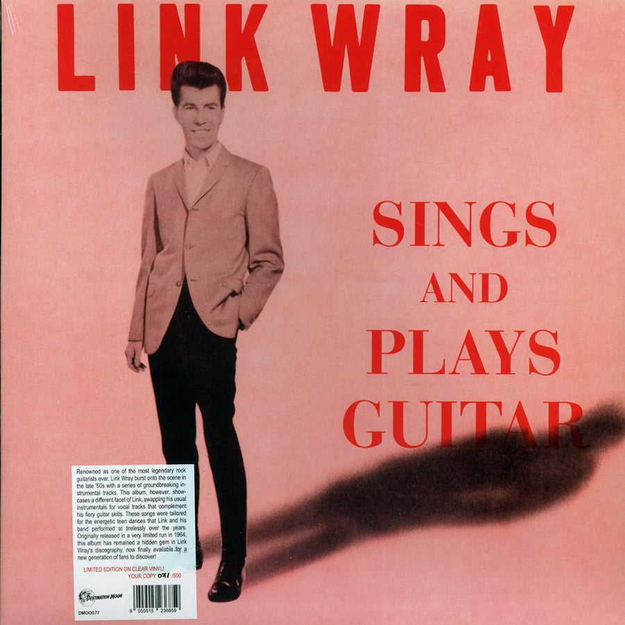 Link Wray - Sings And Plays Guitar (ltd. 500 copies made) (clear vinyl) - Vinyl LP, LP