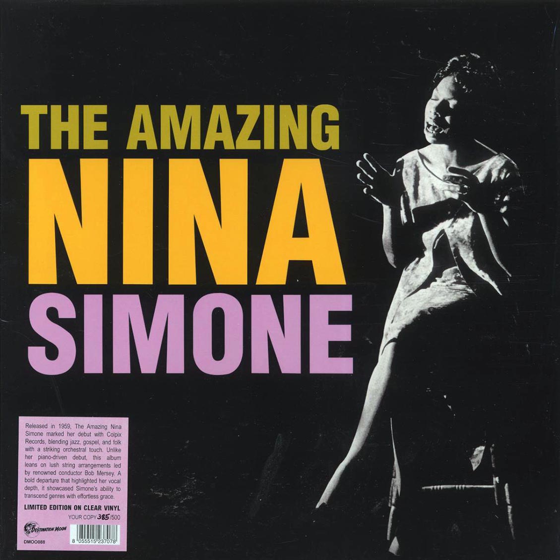 Nina Simone - The Amazing Nina Simone (ltd. 500 copies made) (clear vinyl) - Vinyl LP