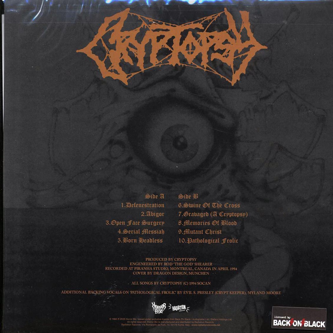 Cryptopsy - Blasphemy Made Flesh (ltd. ed.) (colored vinyl) - Vinyl LP, LP