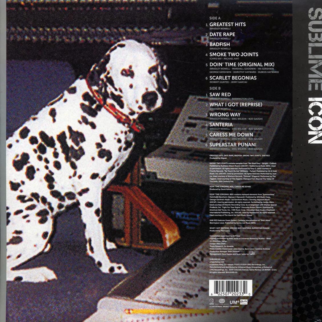 Sublime - Icon (ltd. ed.) (blue vinyl) - Vinyl LP, LP
